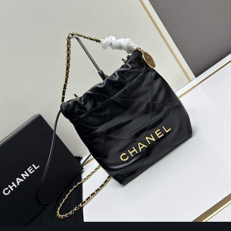 Ch*el top handle bags